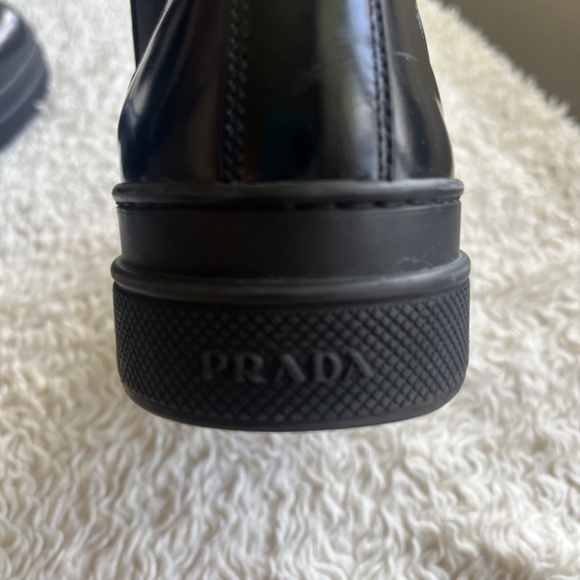 Prada Platform Leather Boots - Picture 5 of 8